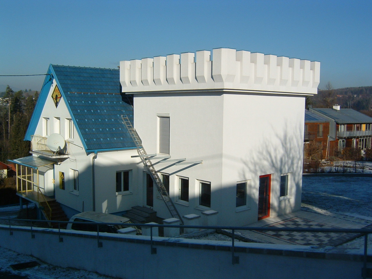 Die Tonburg von Außen